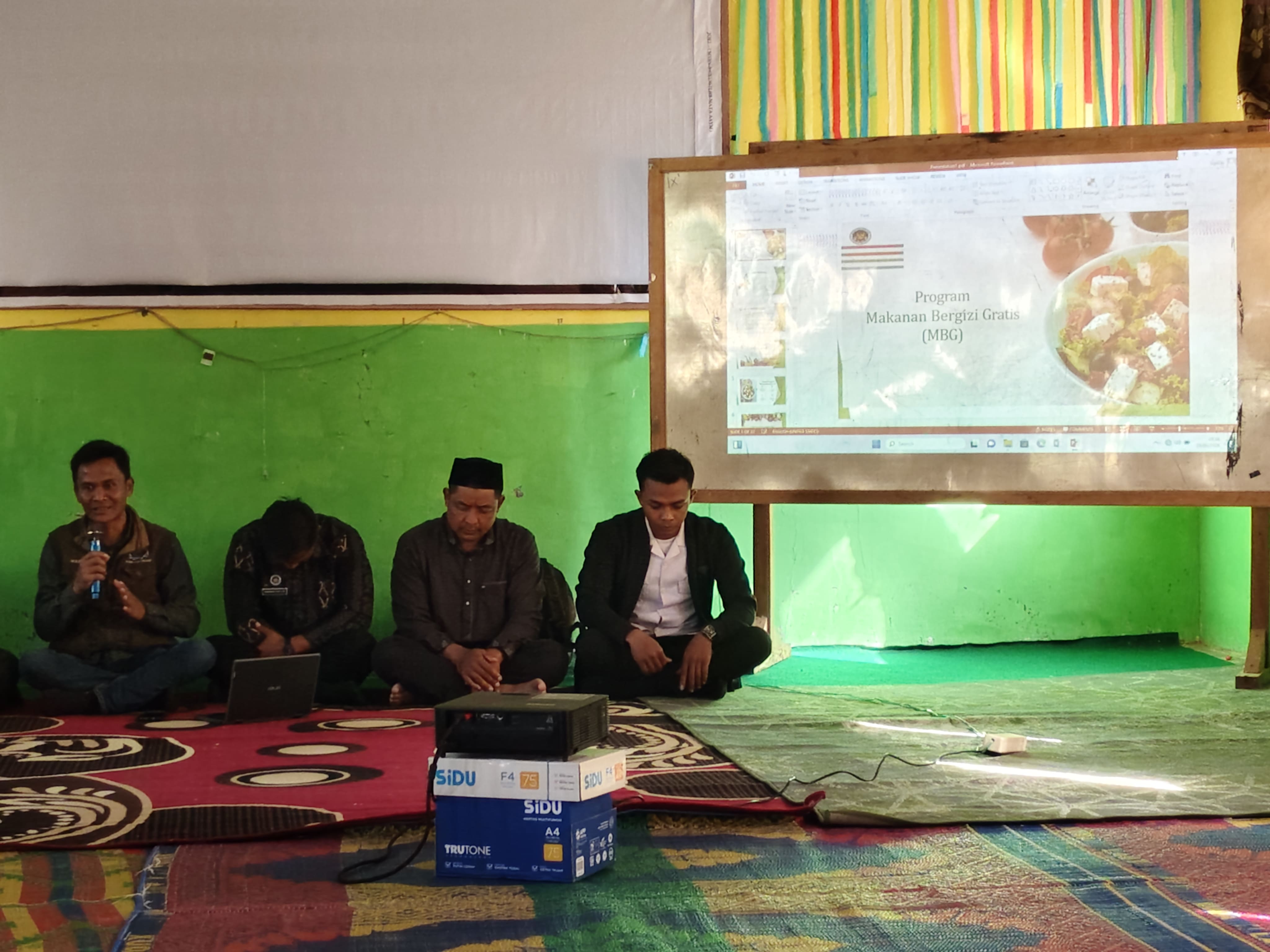 Dihadiri Orang Tua/Wali siswa: SPPG Jagong Jeget Melaksanakan Sosialisasi