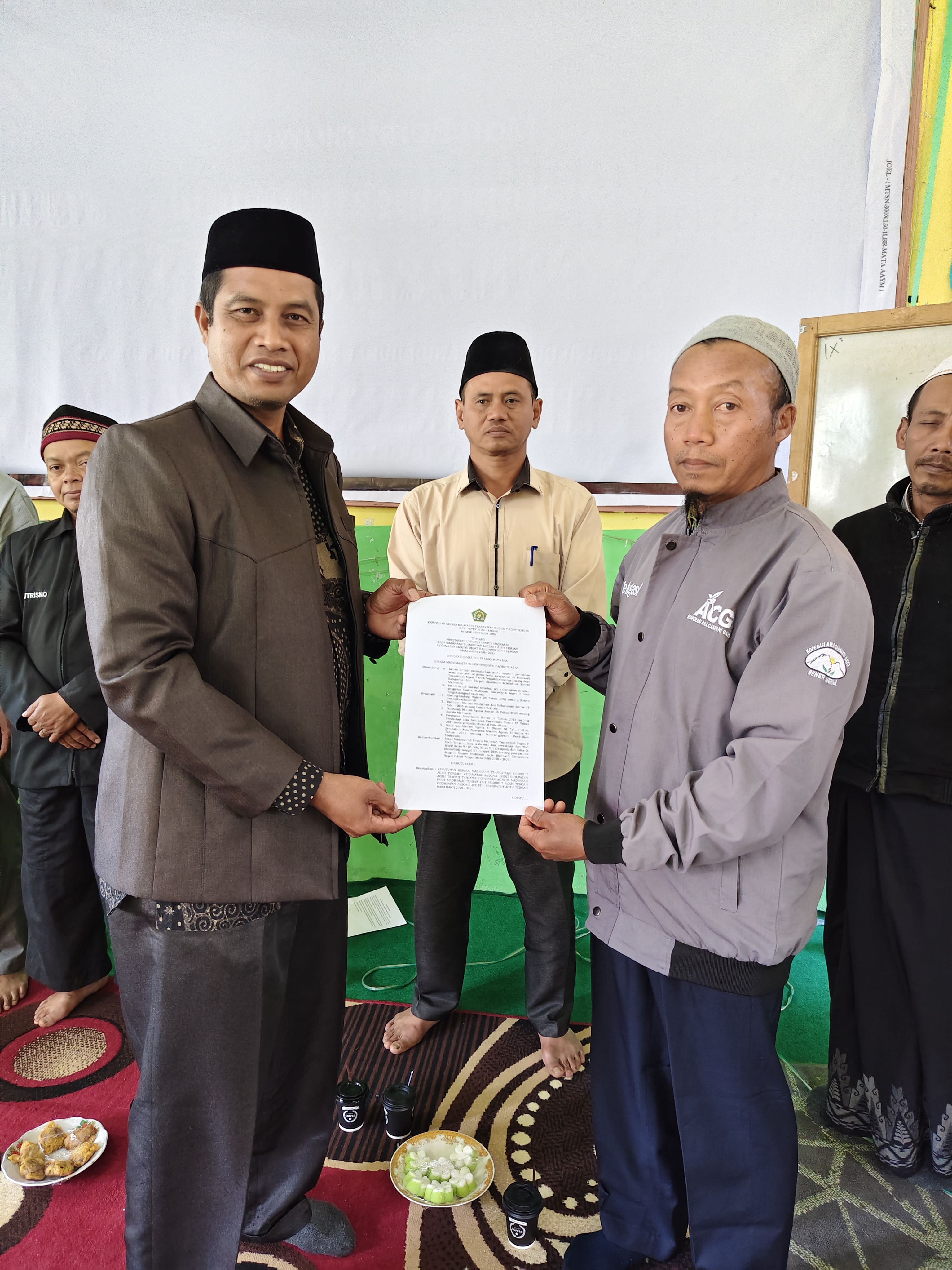 Pengurus Komite MTsN 7 Aceh Tengah Periode 2026-2029 Resmi Dikukuhkan