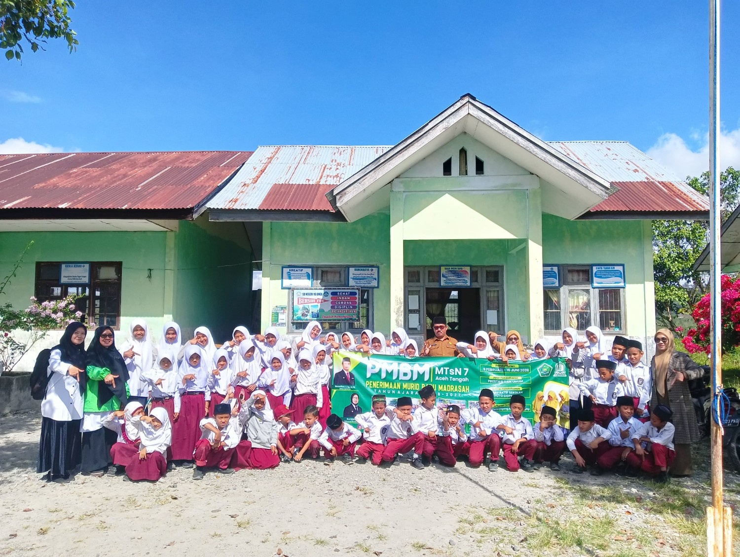 Gencarkan Sosialisasi PMBM, MTsN 7 Aceh Tengah Kunjungi Lima Sekolah Dasar di Linge