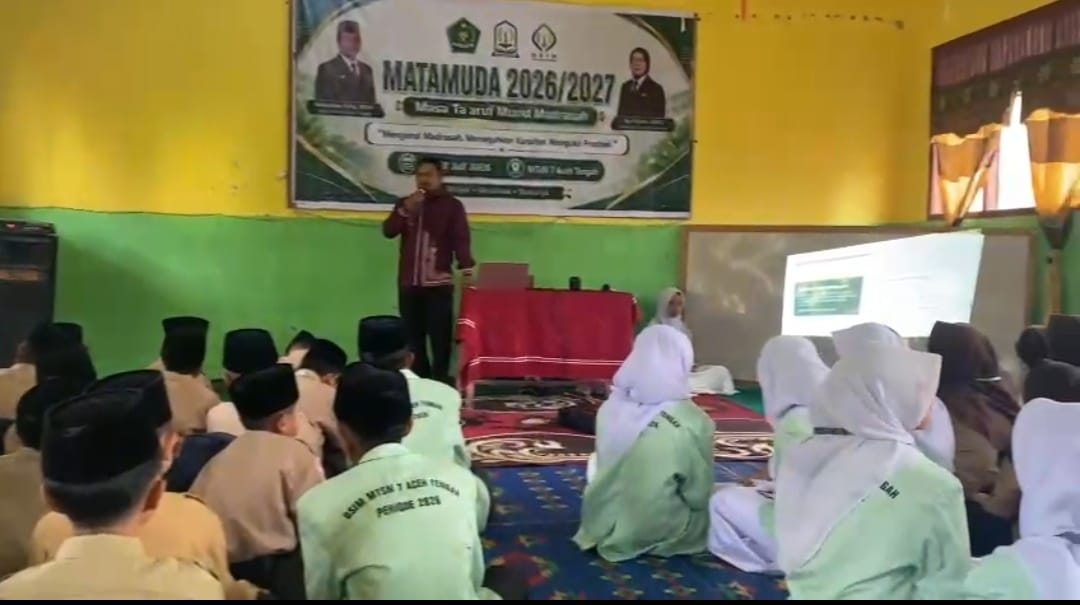 MATAMUDA MTsN 7 Aceh Tengah Berlangsung Meriah, Tanamkan Karakter dan Budaya Positif bagi Peserta Didik Baru